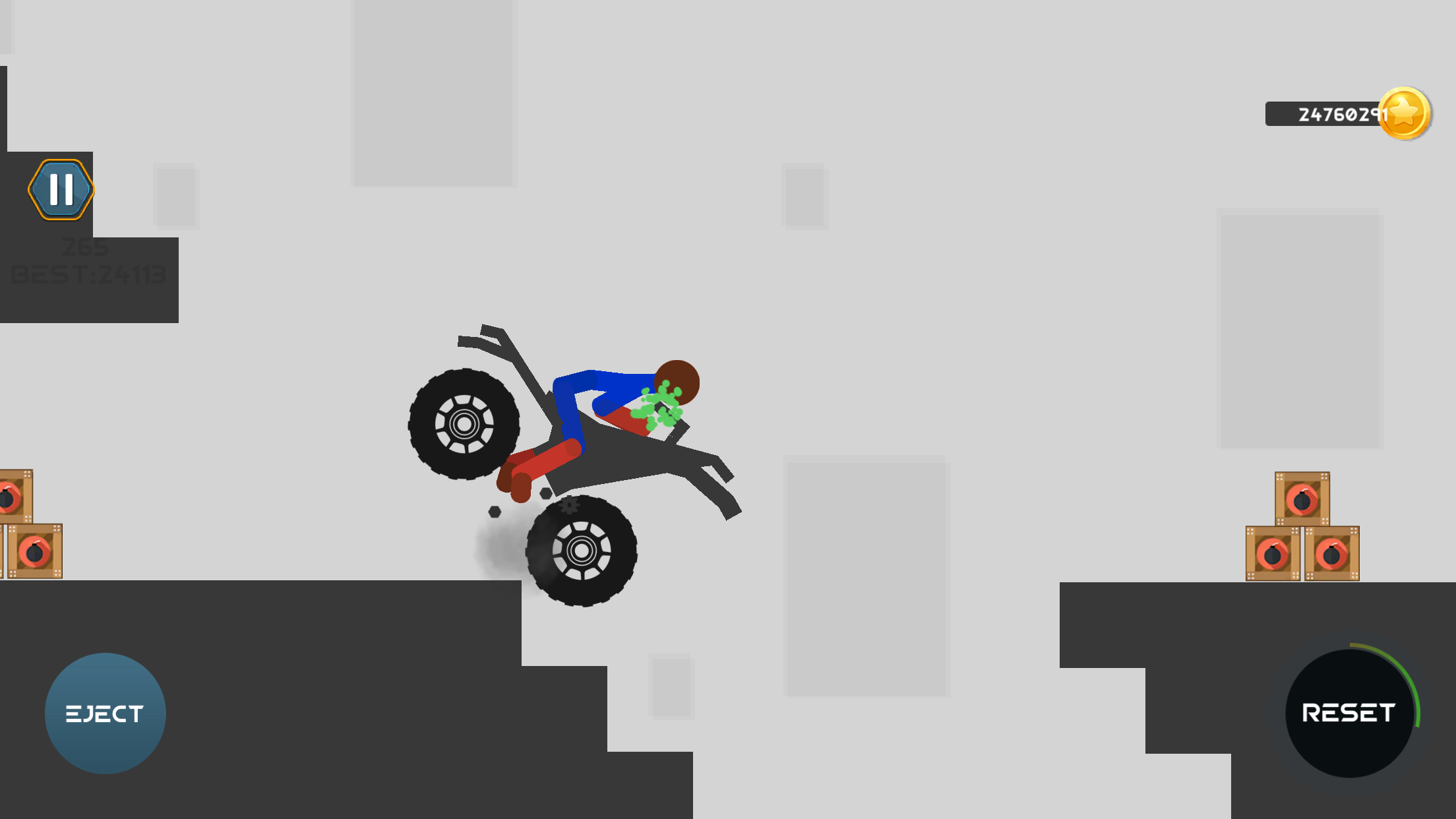 اسکرین شات 3 بازی Stickman Dismount Ragdoll Game