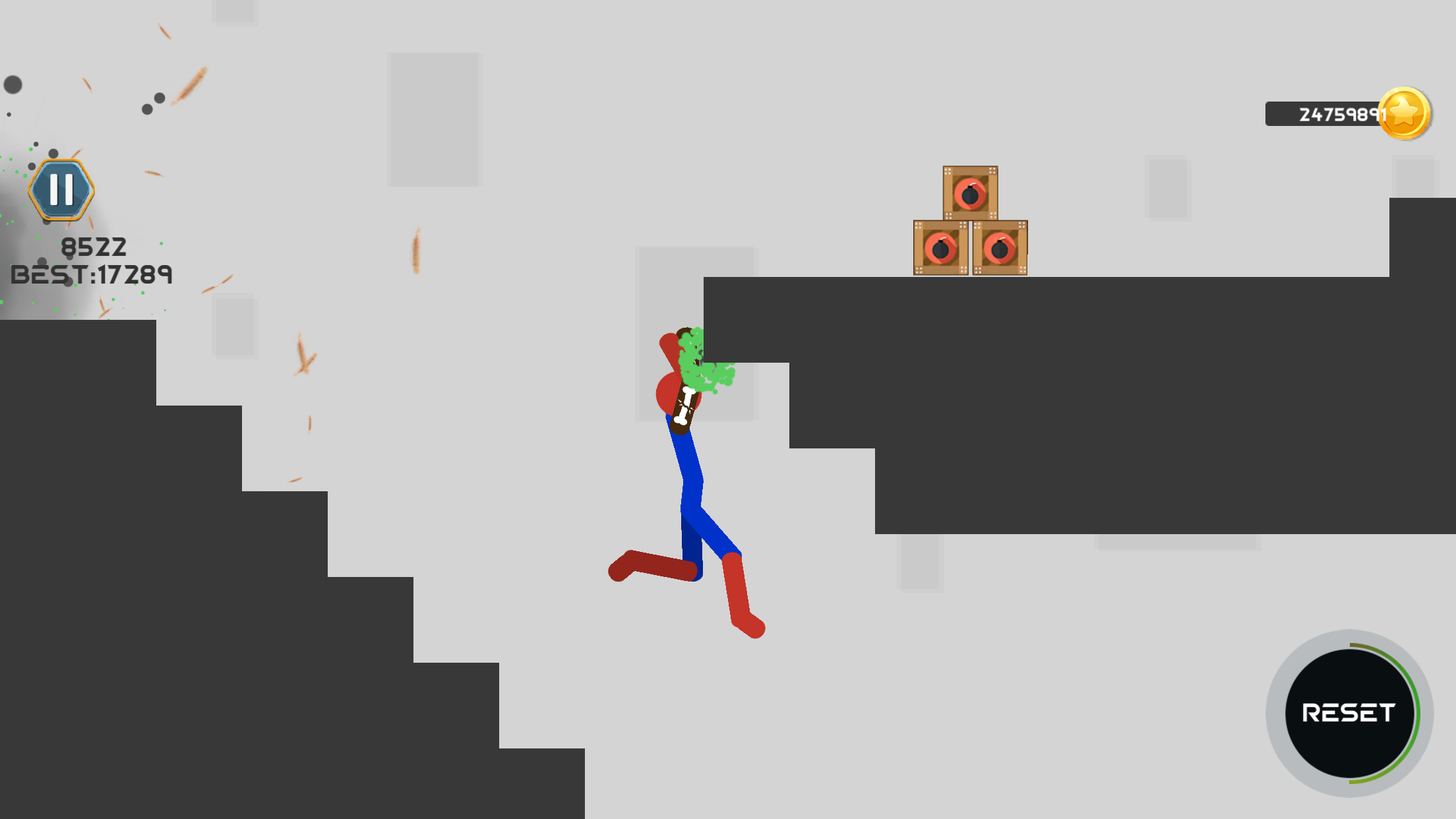 اسکرین شات 5 بازی Stickman Dismount Ragdoll Game