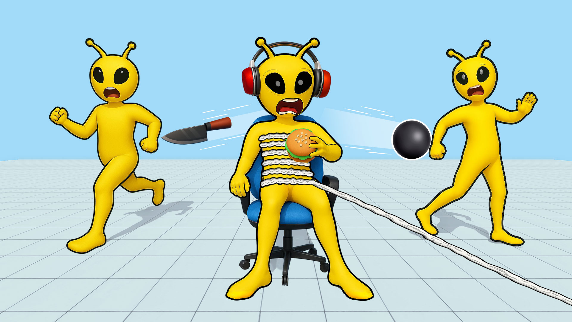 اسکرین شات 1 بازی Ragdoll Shooter Gun Showdown