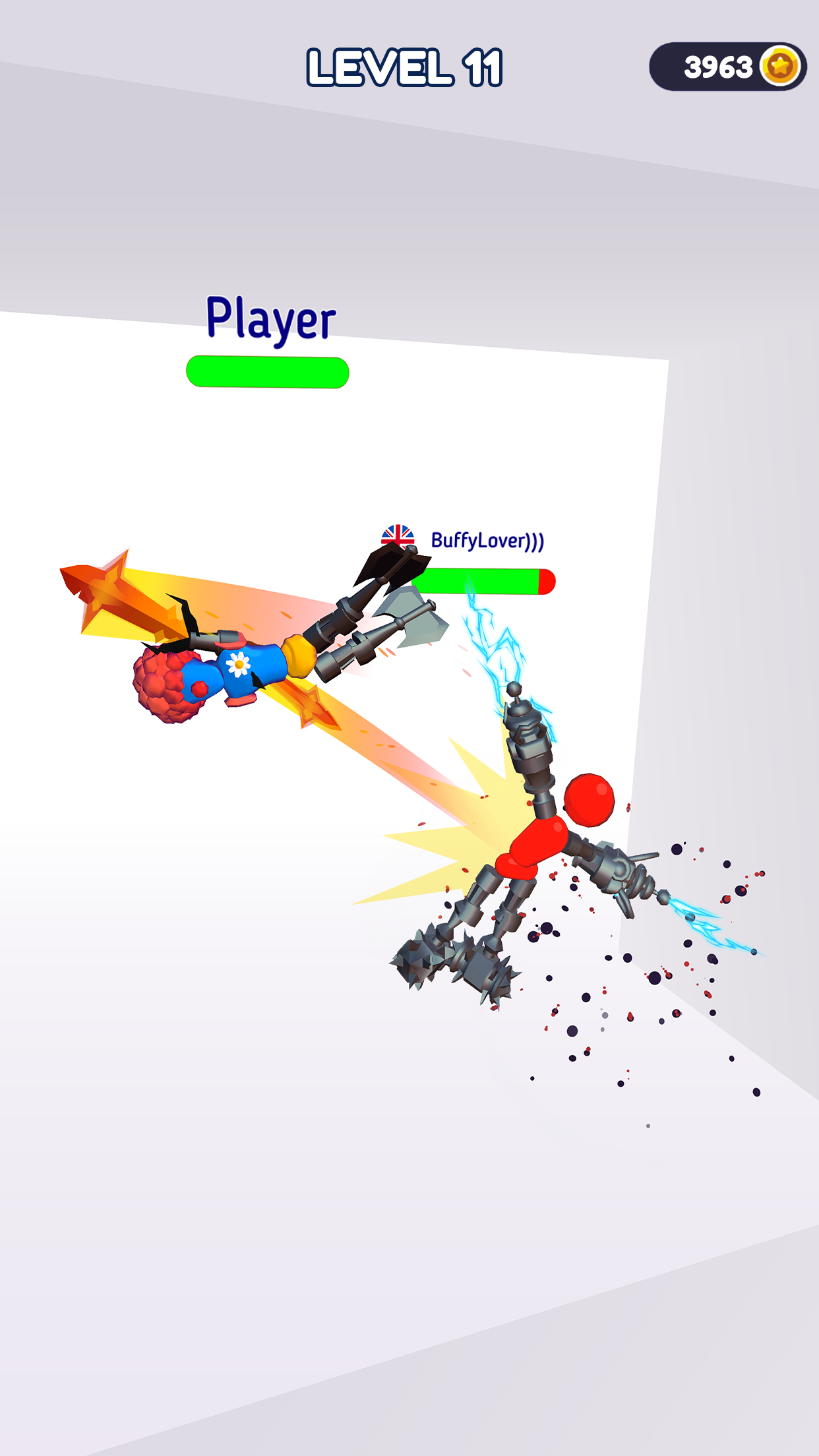 اسکرین شات 3 بازی Ragdoll Weapon Master