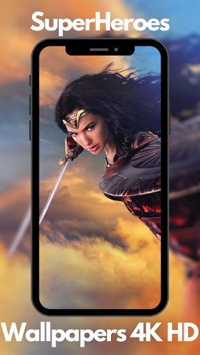 اسکرین شات 5 برنامه SuperHeroes Wallpapers 4K HD