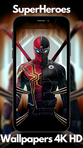 اسکرین شات 3 برنامه SuperHeroes Wallpapers 4K HD