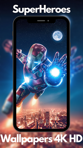 اسکرین شات 2 برنامه SuperHeroes Wallpapers 4K HD