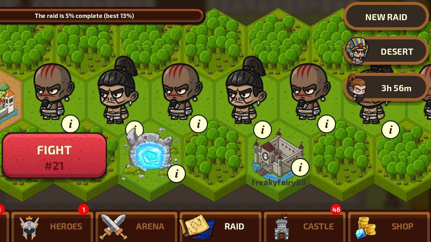 اسکرین شات 3 بازی Raid Heroes: Sword And Magic