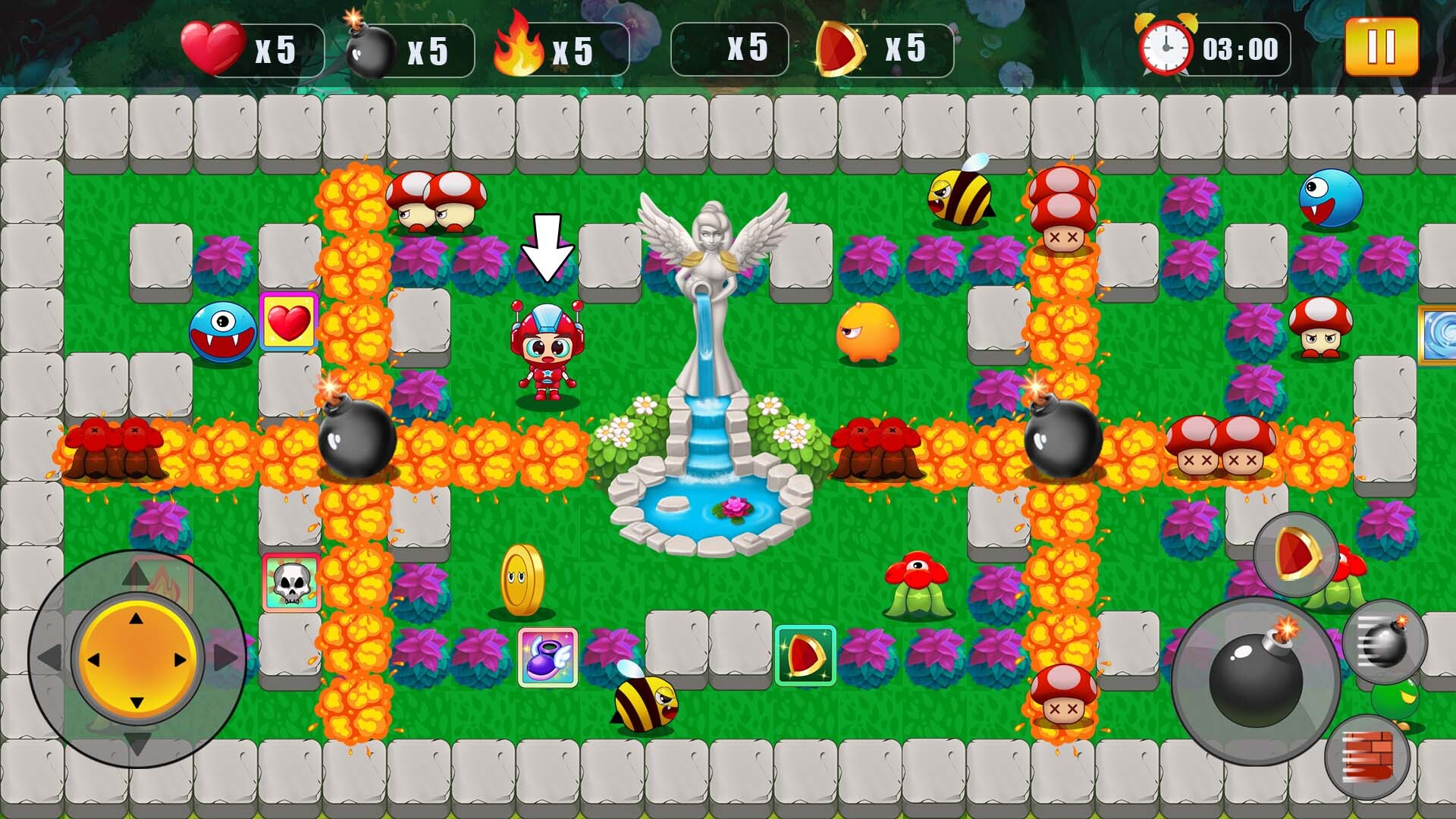 اسکرین شات 1 بازی Bomber Battle : Bomb Man Arena