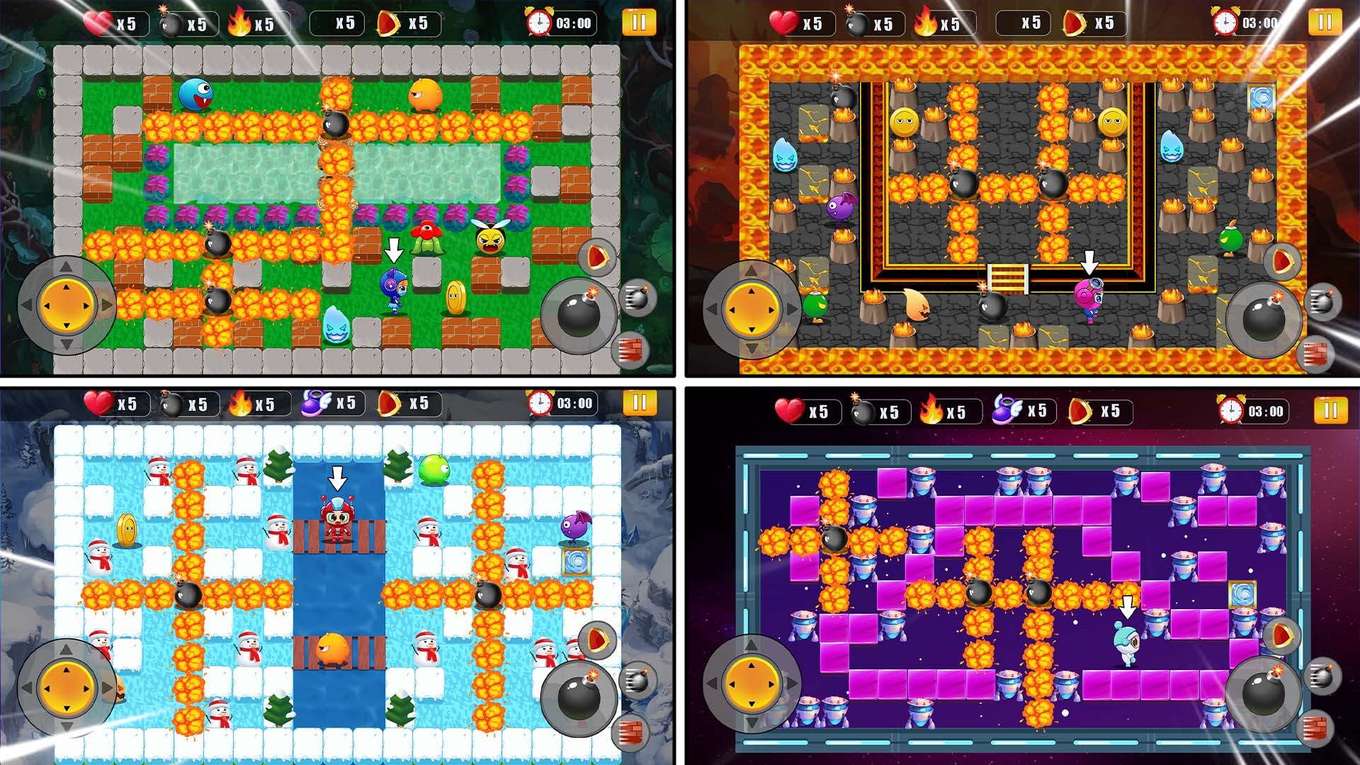 اسکرین شات 3 بازی Bomber Battle : Bomb Man Arena