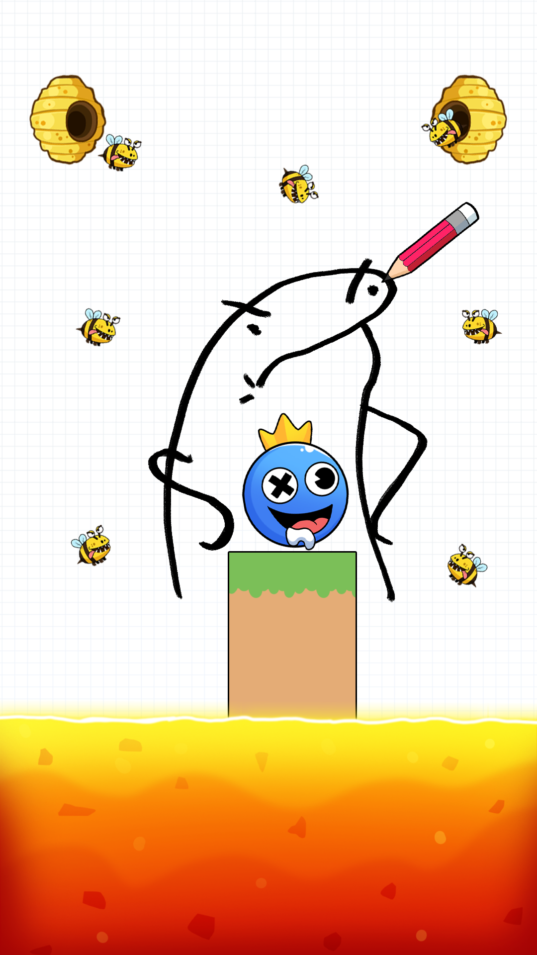 اسکرین شات 2 بازی Rainbow Monster: Draw To Save