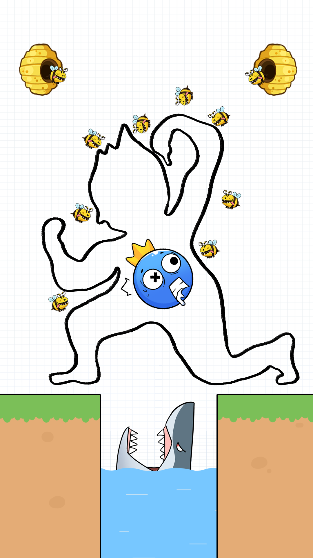 اسکرین شات 1 بازی Rainbow Monster: Draw To Save