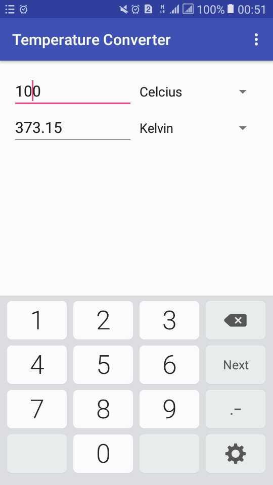 اسکرین شات 3 برنامه Temperature Converter :Celcius