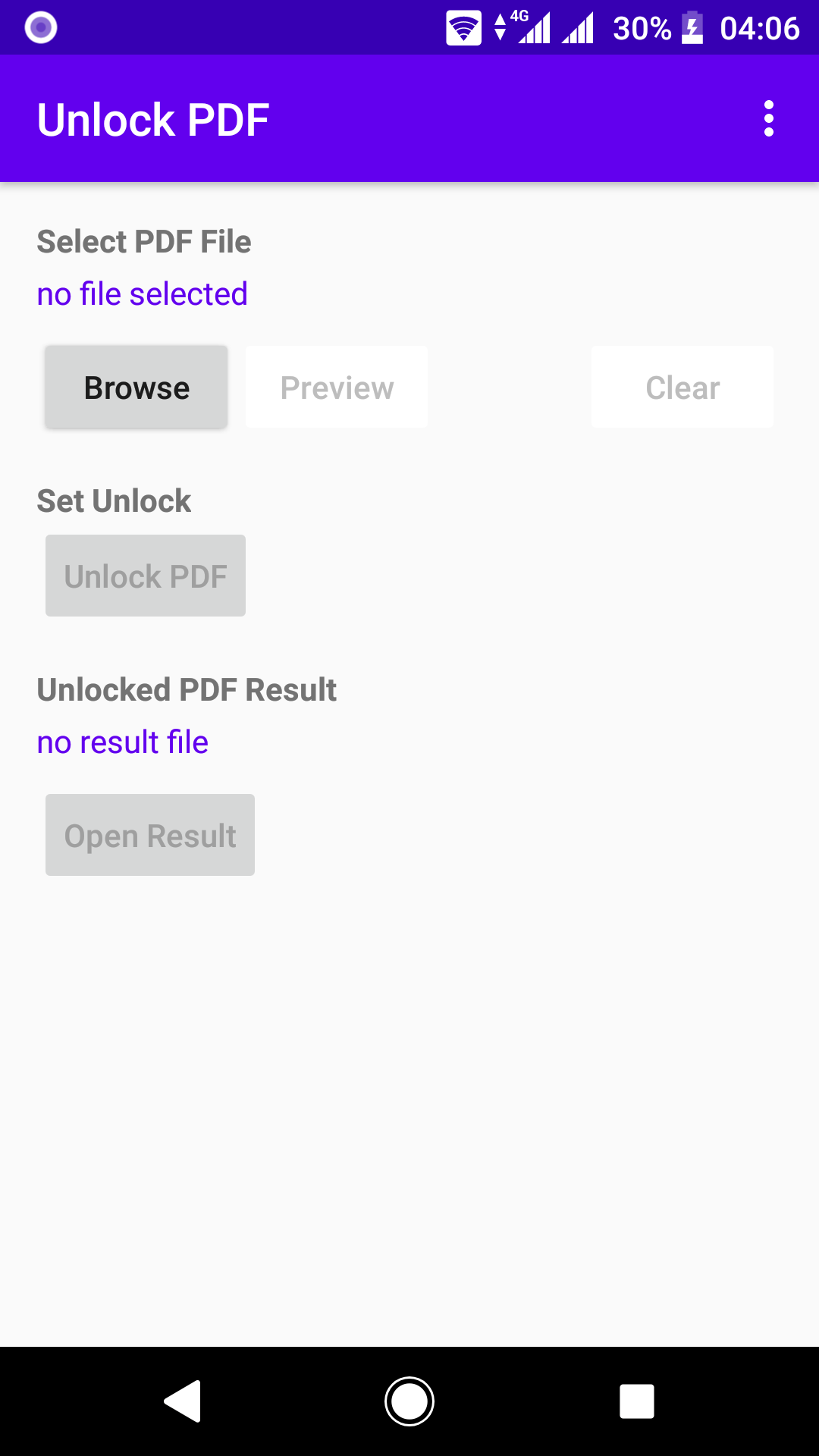 اسکرین شات 4 برنامه Unlock PDF : Remove PDF Passwo