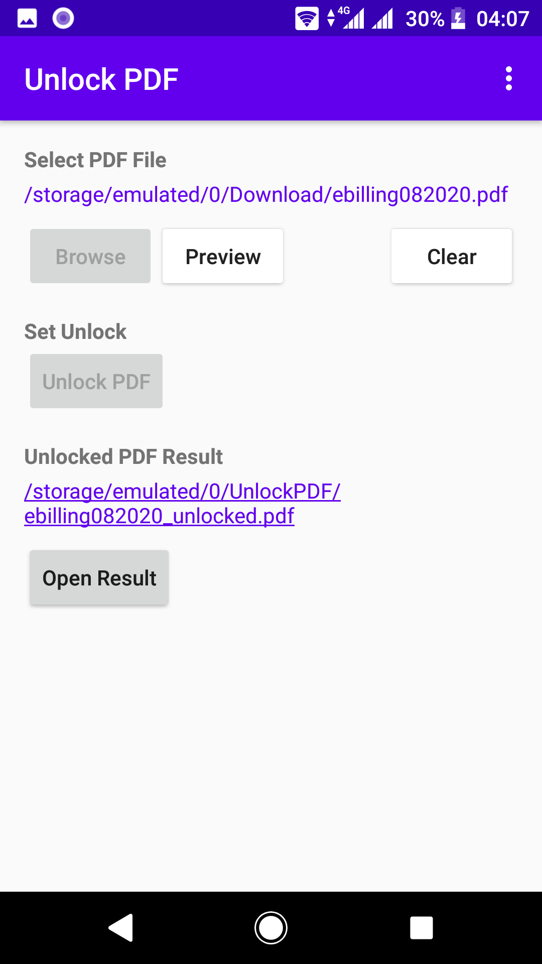 اسکرین شات 5 برنامه Unlock PDF : Remove PDF Passwo