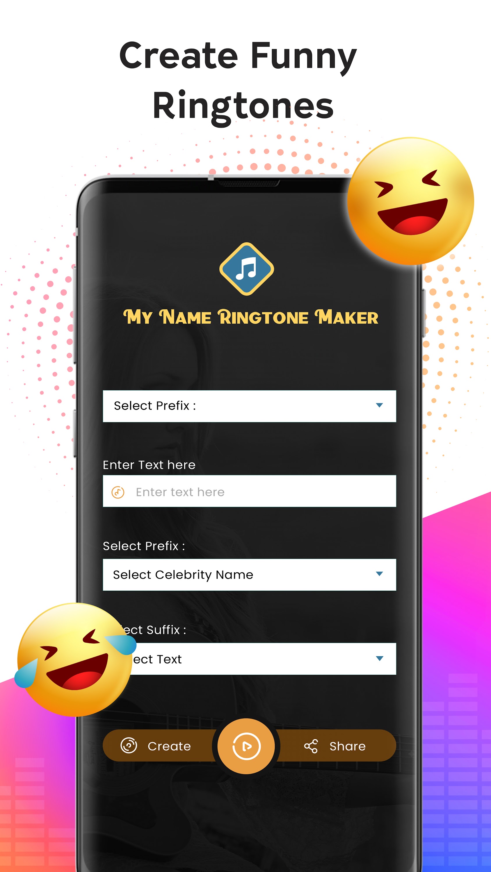 اسکرین شات 2 برنامه My Name Ringtone Maker