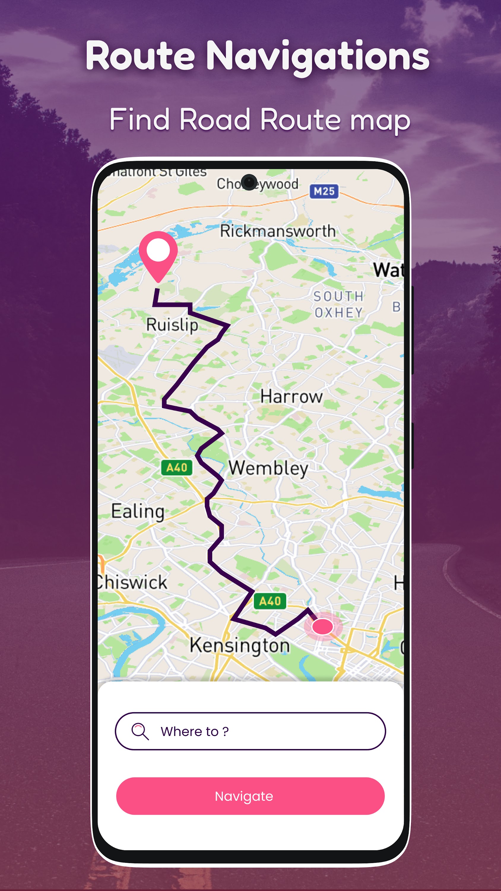 اسکرین شات 1 برنامه GPS Location, Maps, Navigation