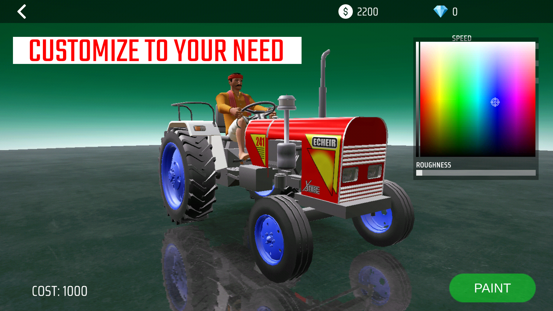 اسکرین شات 3 بازی Indian Tractor PRO Simulation