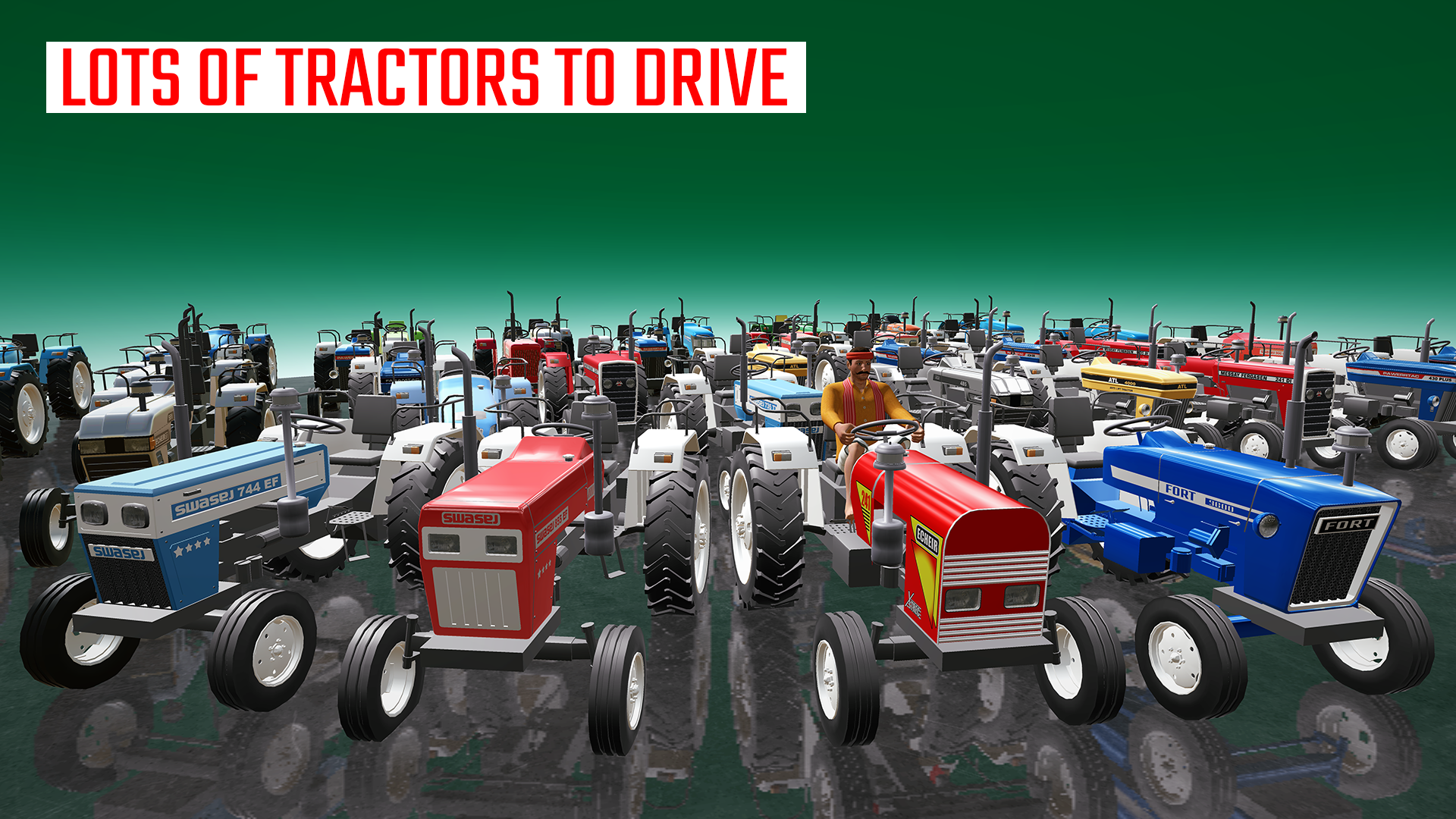 اسکرین شات 1 بازی Indian Tractor PRO Simulation
