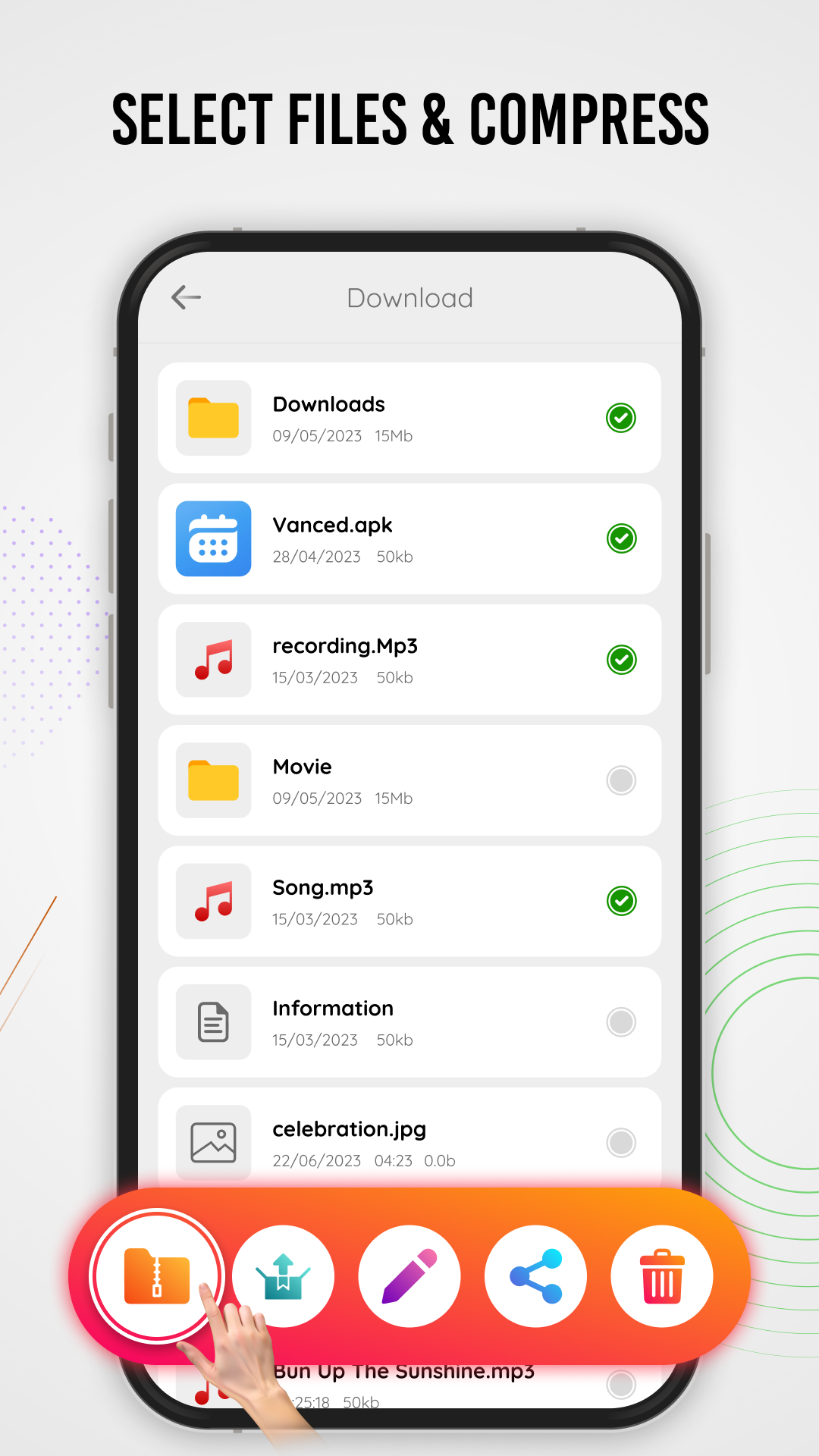 اسکرین شات 5 برنامه Zip Extractor - Zip UnZIP RAR