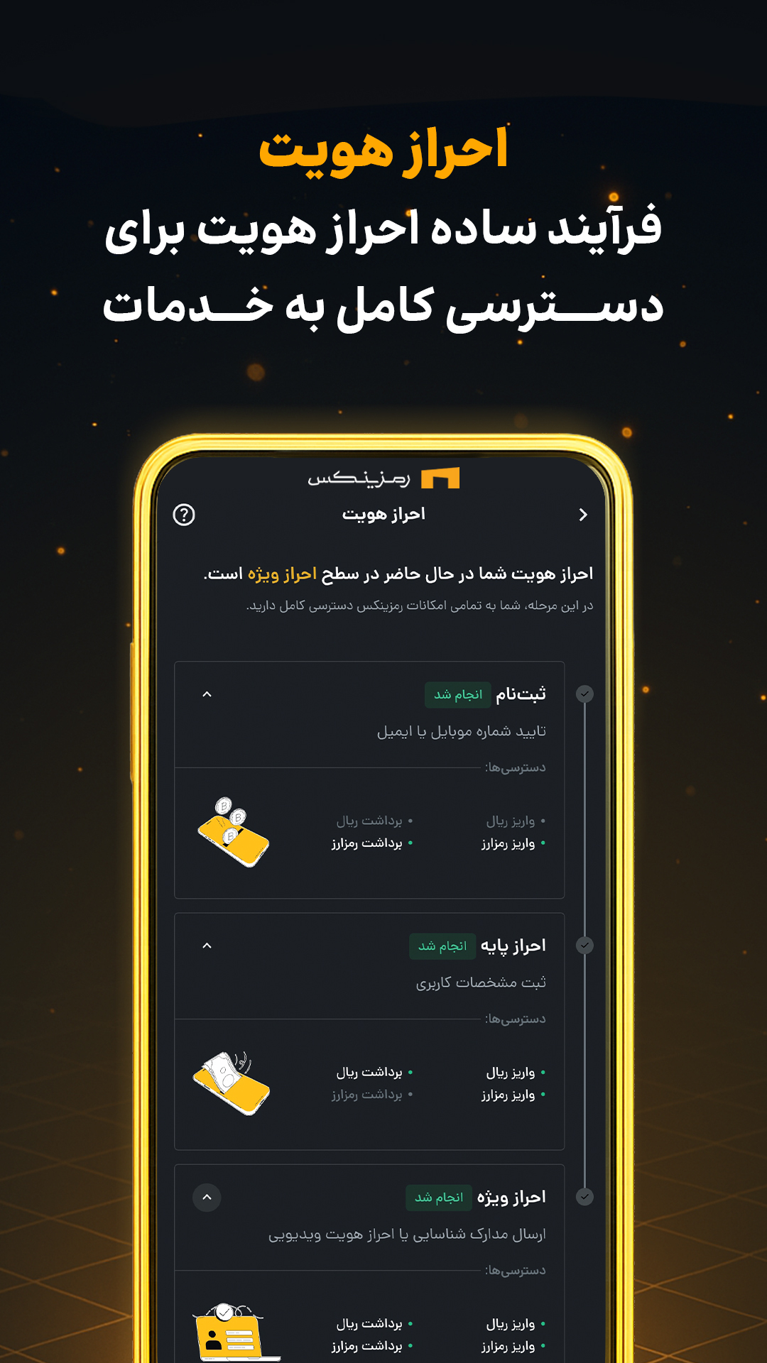 اسکرین شات 6 برنامه ‏‏‏‏‏صرافی ارز دیجیتال ‏‏‏‏| خرید بیت کوین