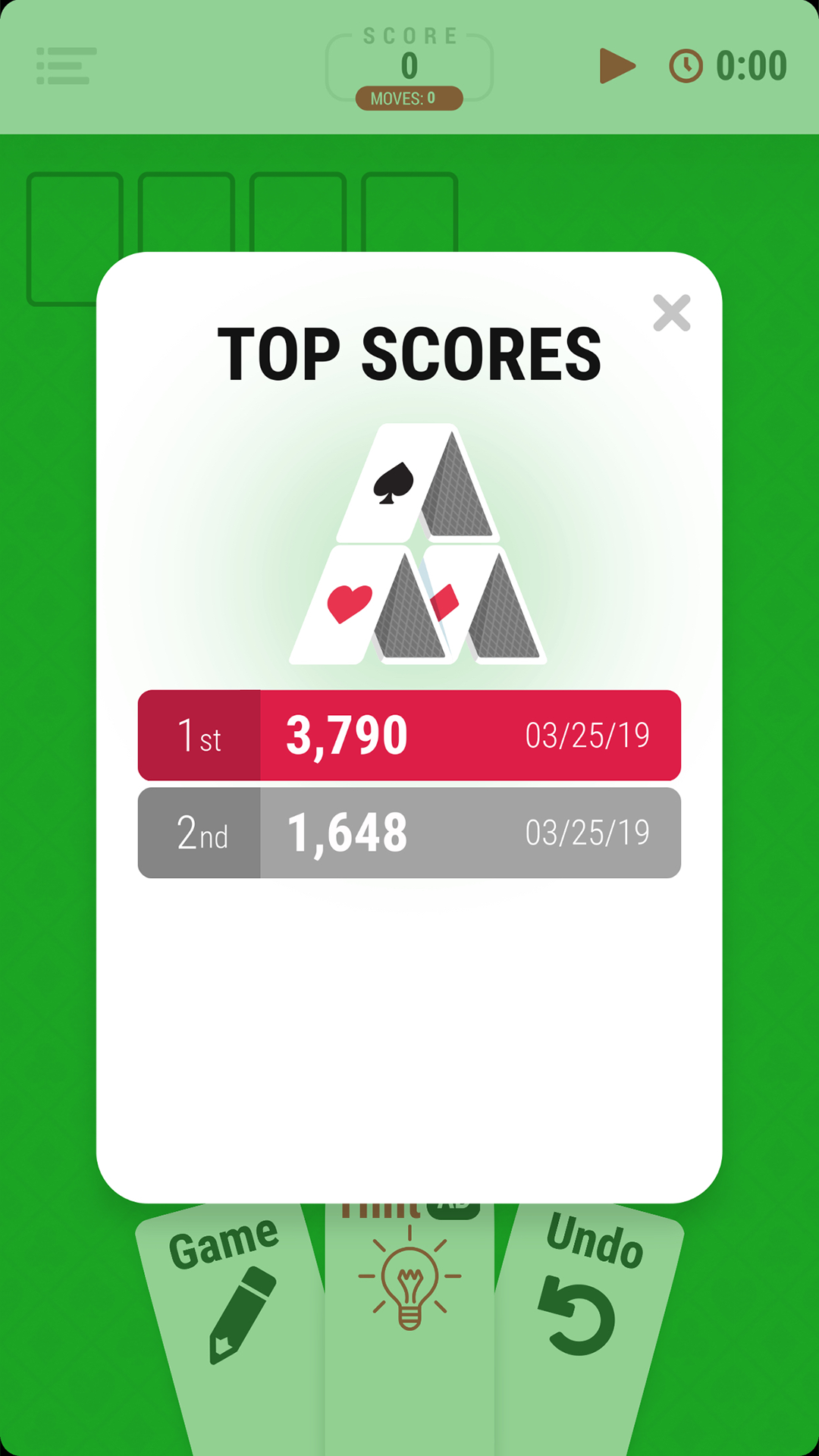اسکرین شات 5 بازی Solitaire Infinite
