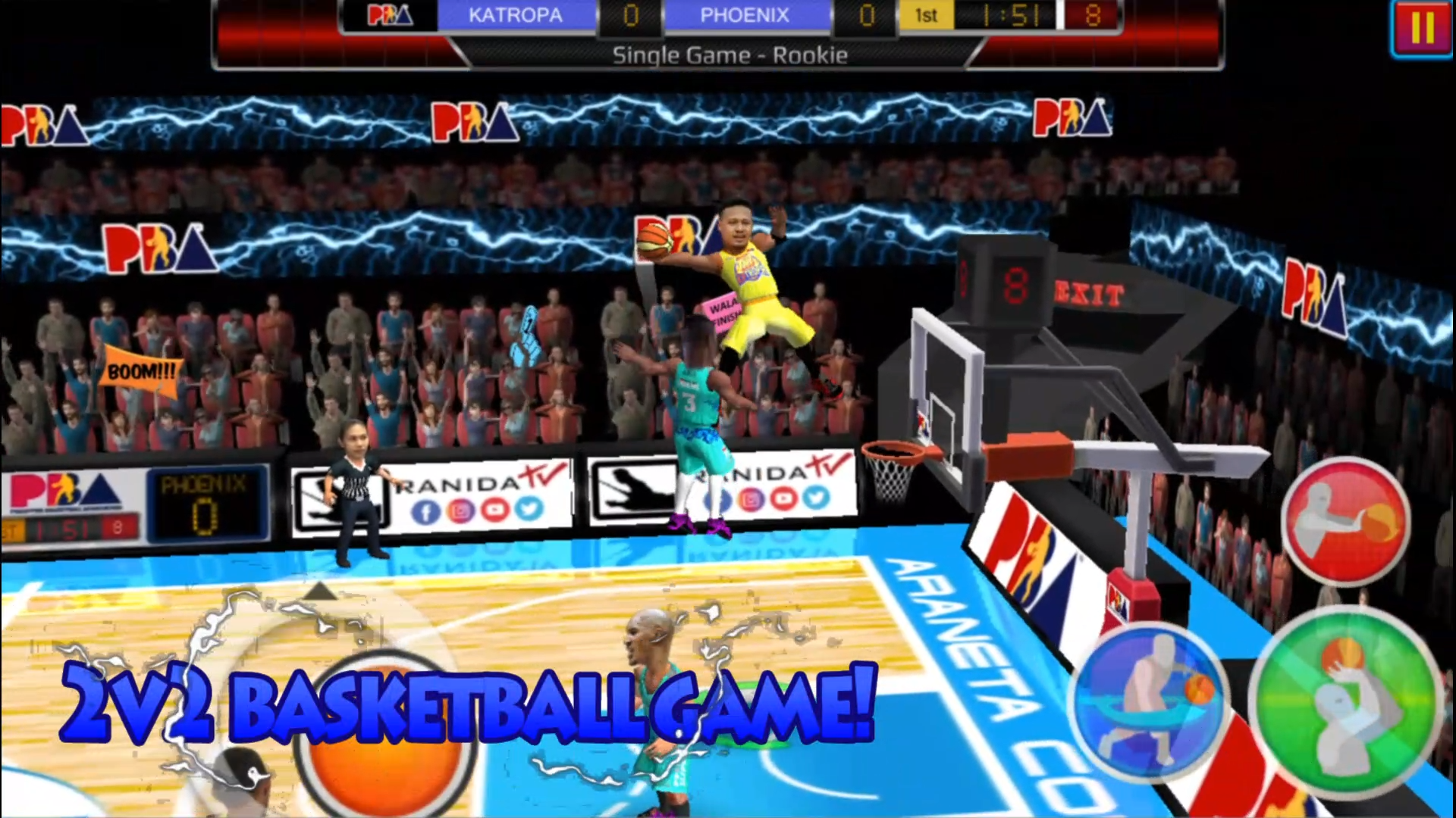 اسکرین شات 1 بازی Basketball Slam!
