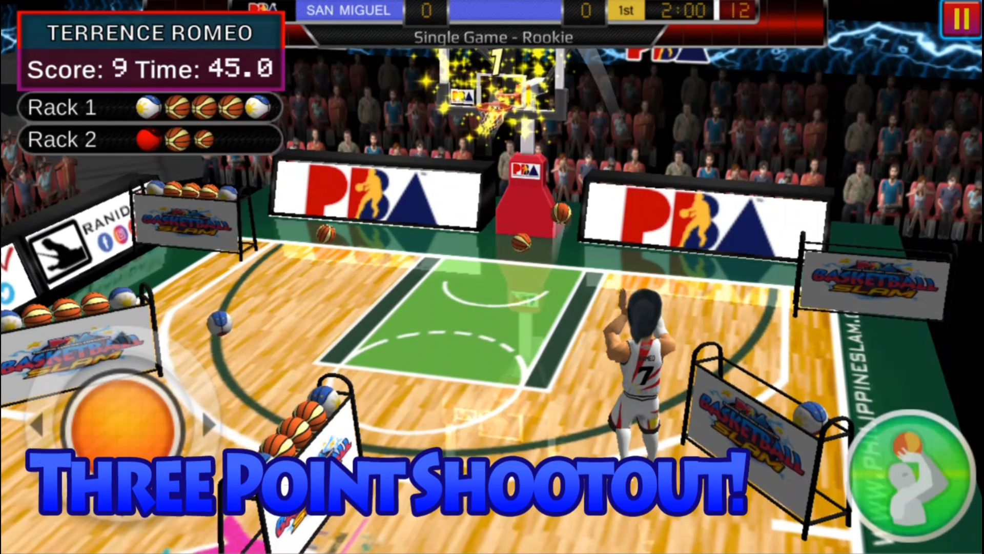 اسکرین شات 3 بازی Basketball Slam!