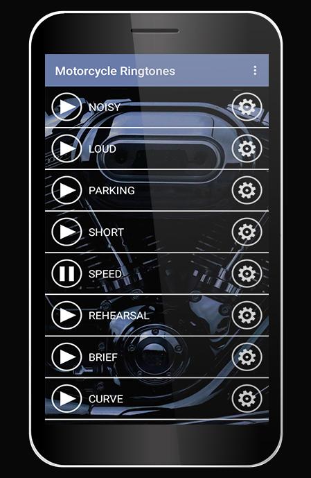 اسکرین شات 2 برنامه Motorcycle Ringtones