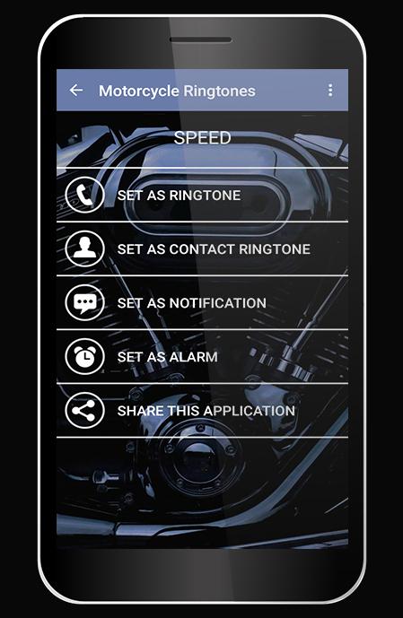 اسکرین شات 3 برنامه Motorcycle Ringtones