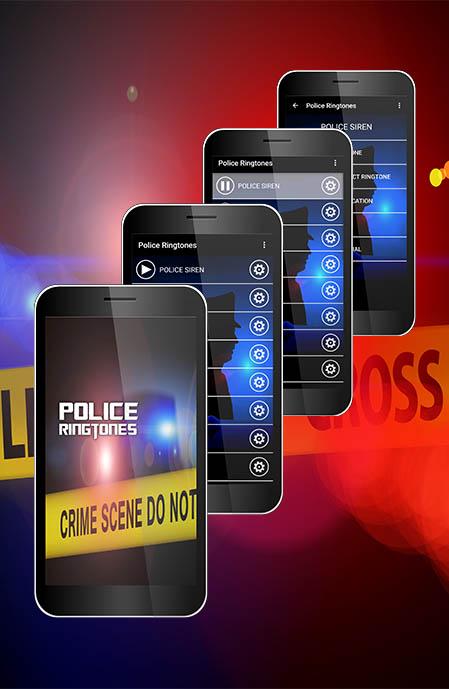 اسکرین شات 1 برنامه Police Ringtones & Sounds