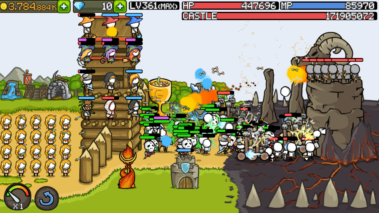 اسکرین شات 1 بازی Grow Castle - Tower Defense