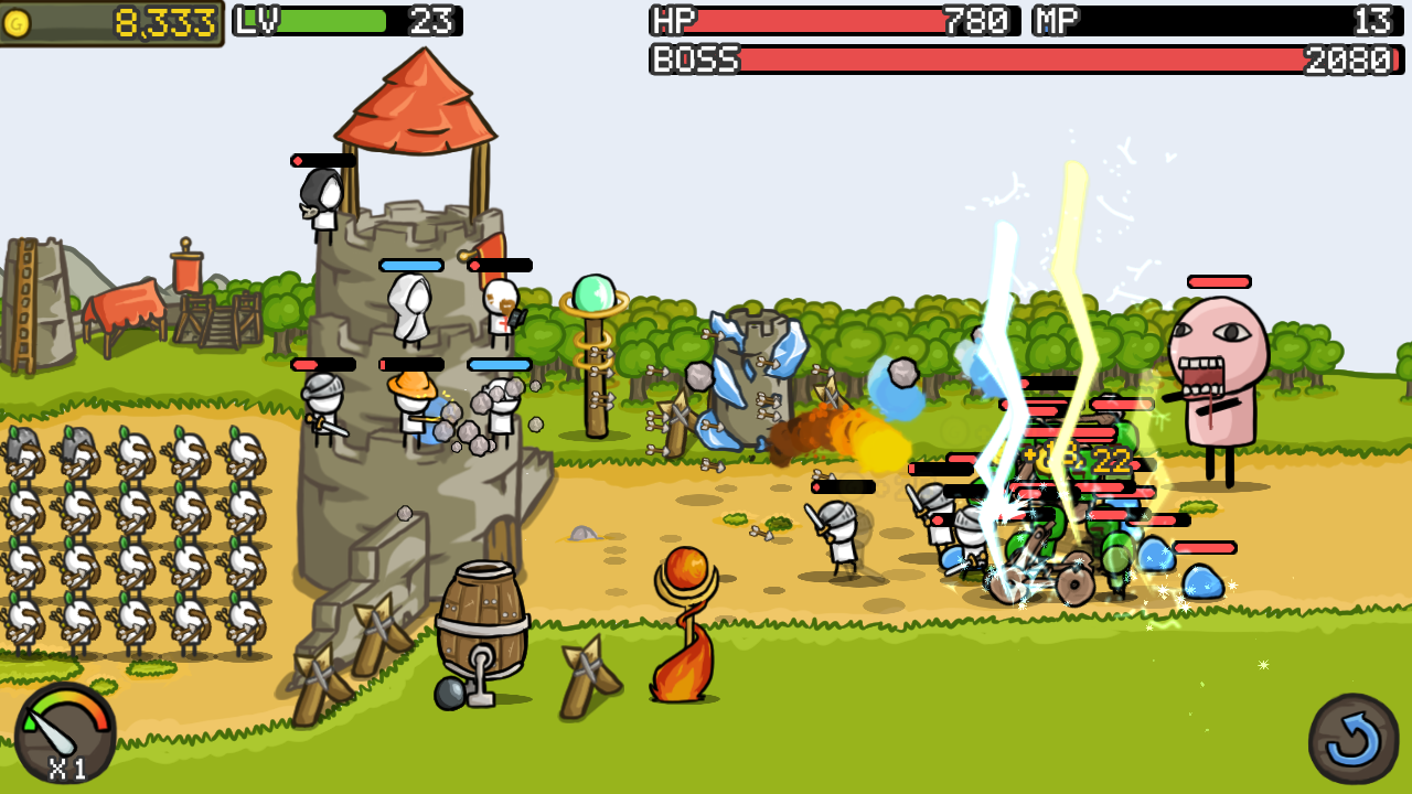 اسکرین شات 2 بازی Grow Castle - Tower Defense