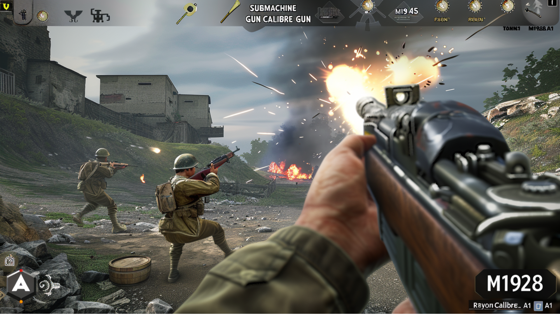 اسکرین شات 3 بازی World War Games Ww2 Army Game