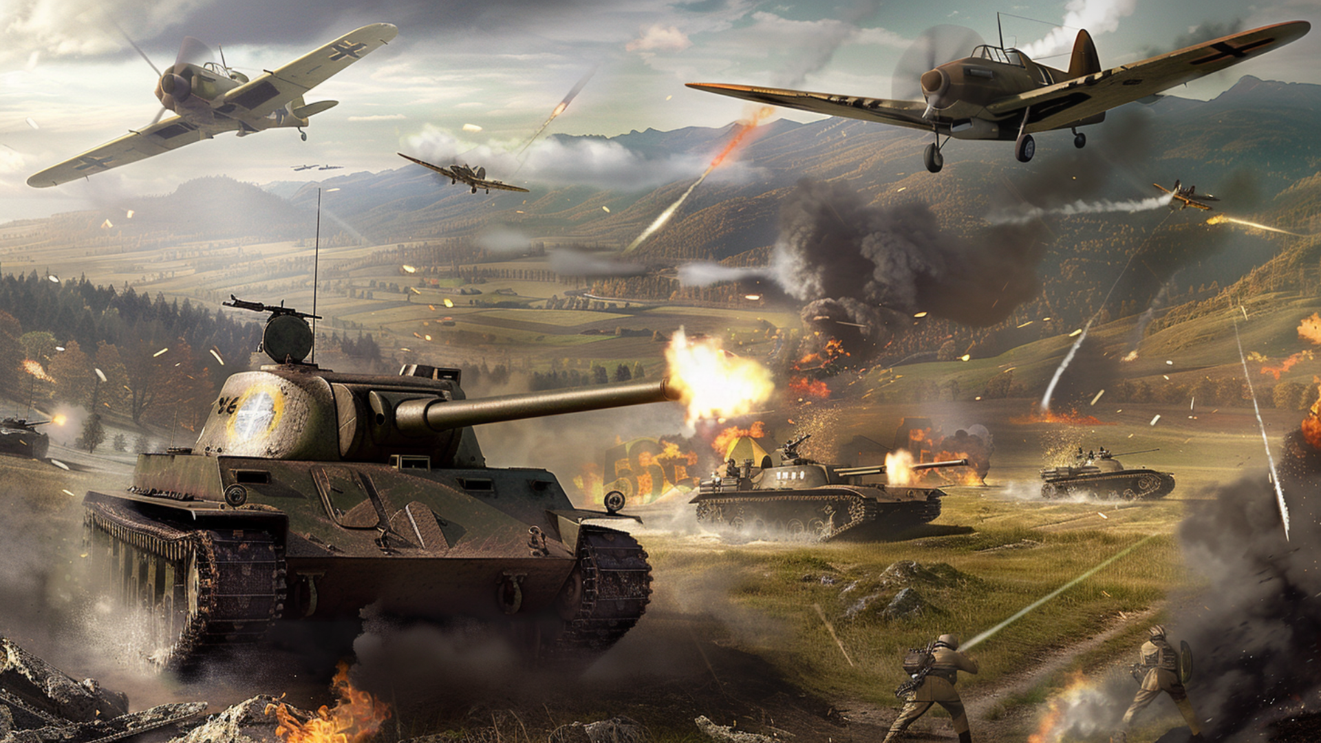 اسکرین شات 2 بازی World War Games Ww2 Army Game