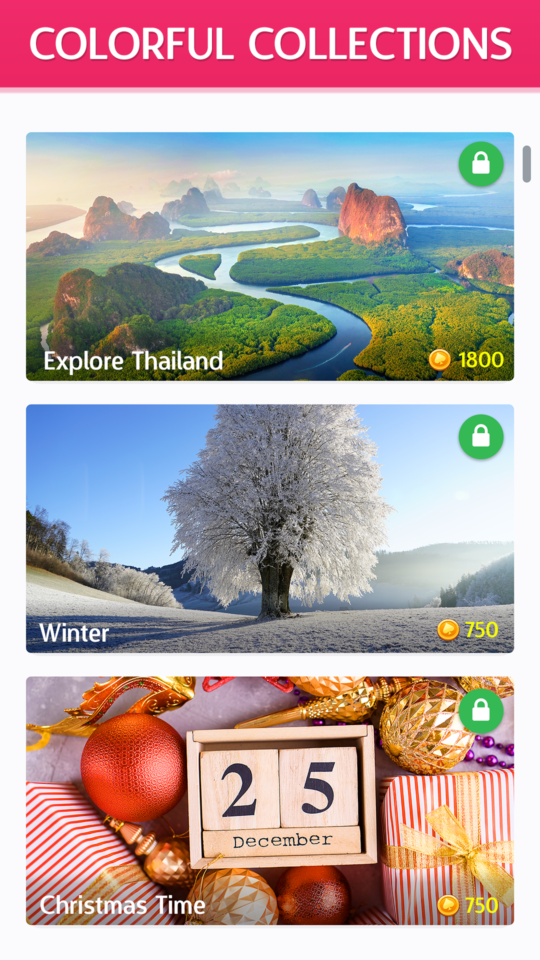 اسکرین شات 6 بازی Stripes: Jigsaw Puzzles