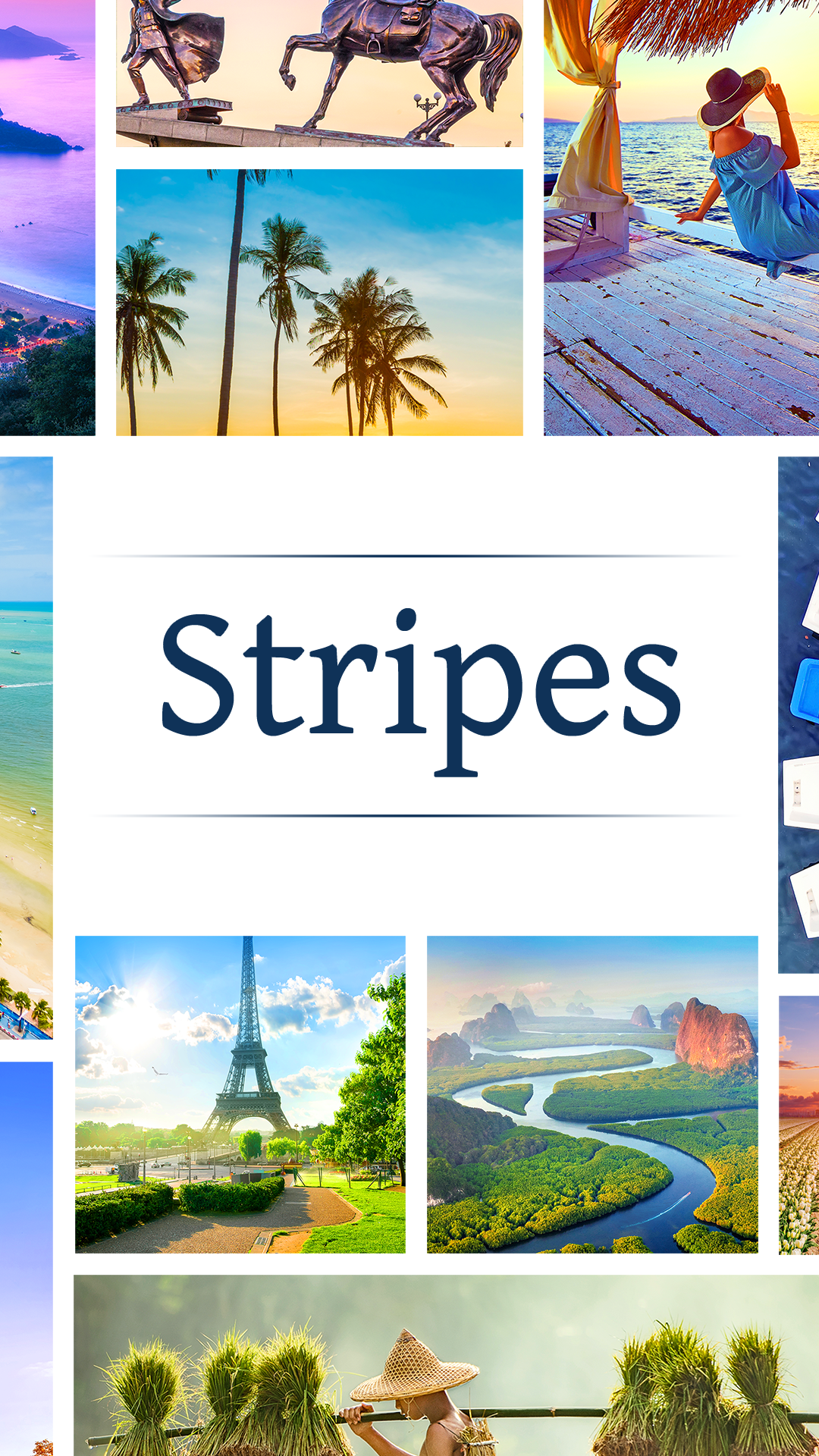 اسکرین شات 7 بازی Stripes: Jigsaw Puzzles