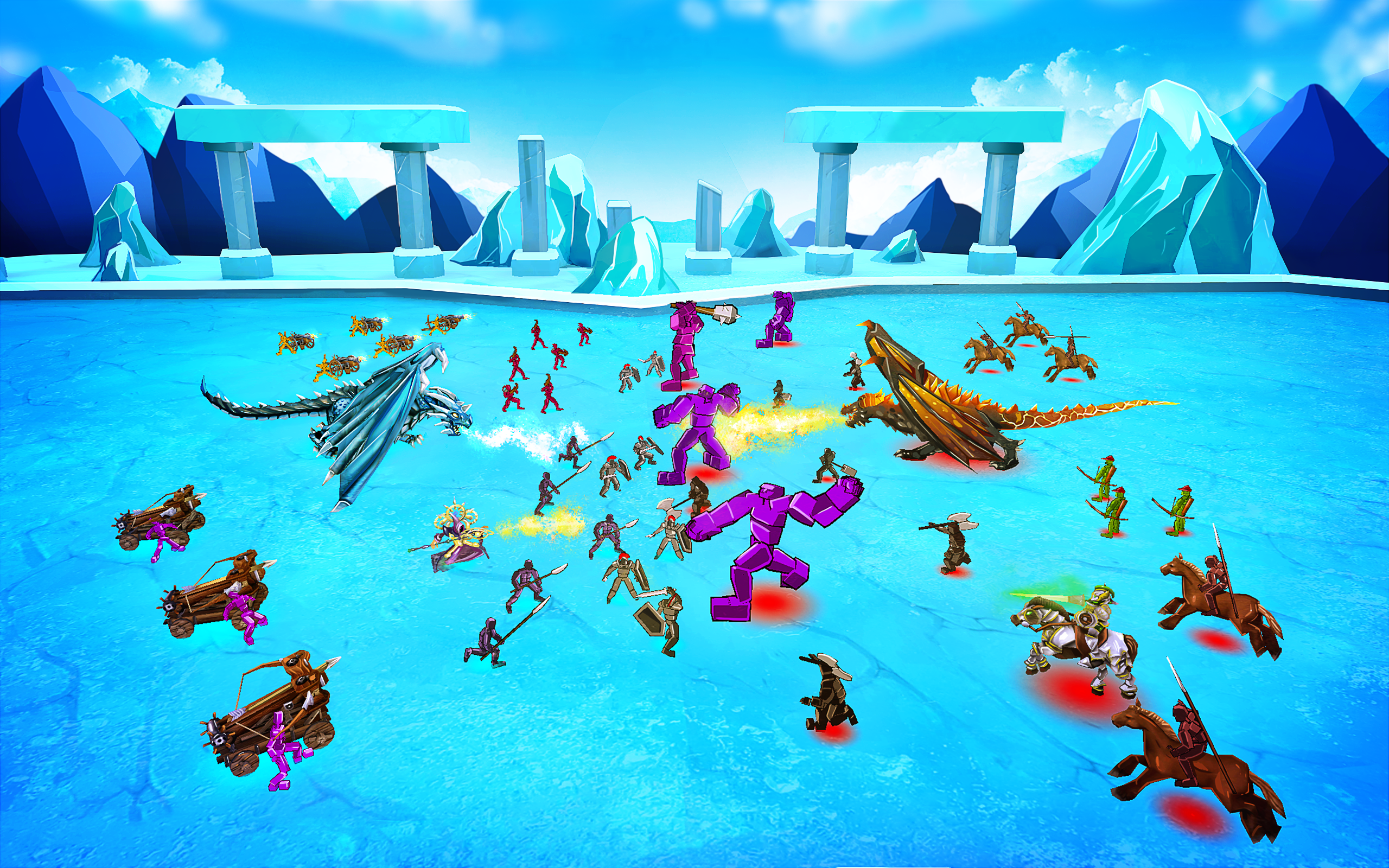 اسکرین شات 4 بازی Epic Battle Simulator