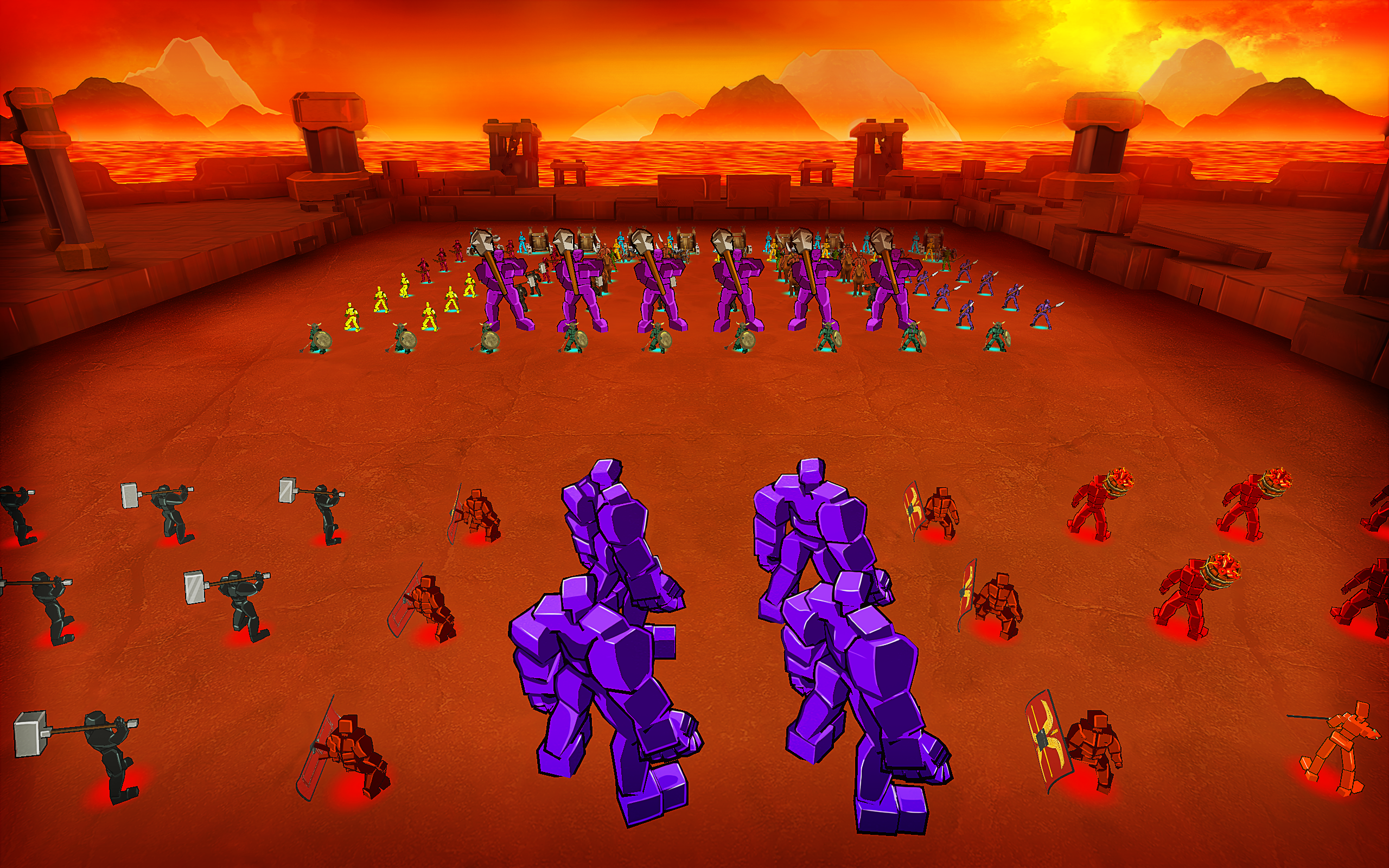 اسکرین شات 3 بازی Epic Battle Simulator