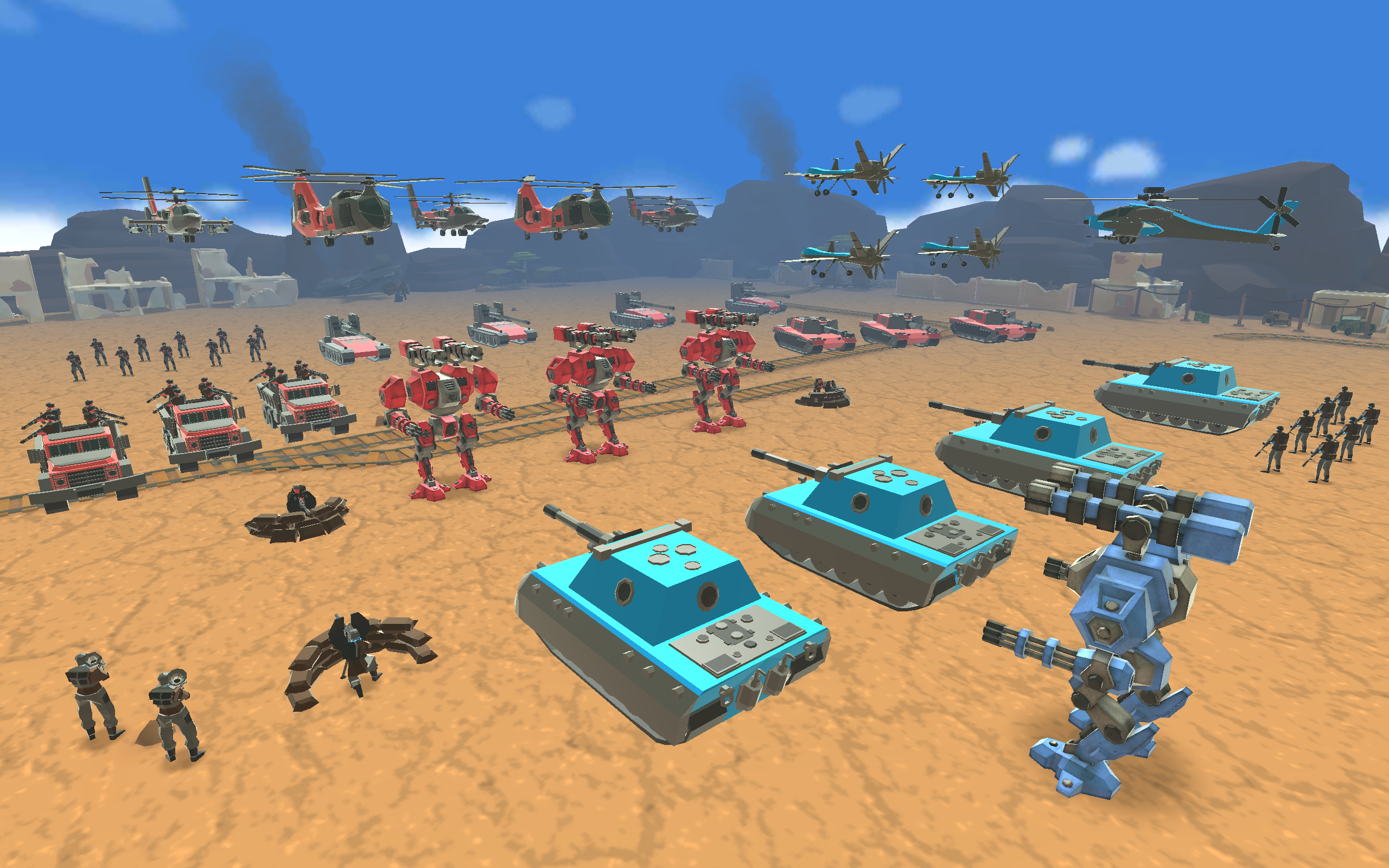 اسکرین شات 3 بازی Army Battle Simulator
