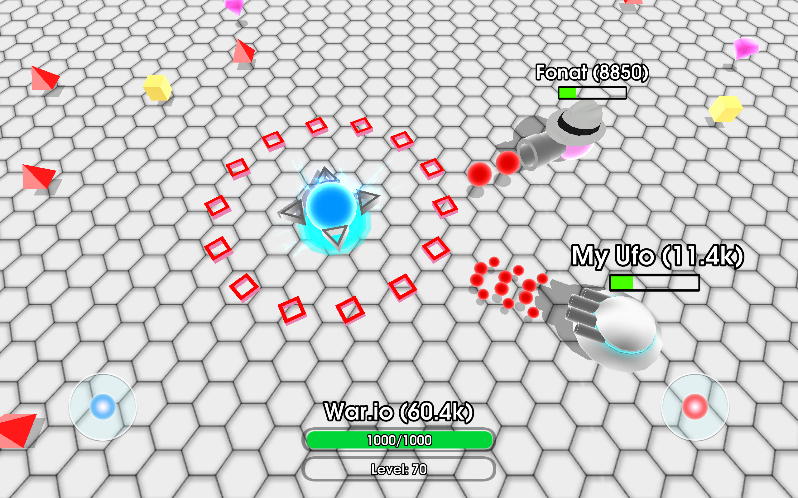 اسکرین شات 2 بازی War.io Tanks !
