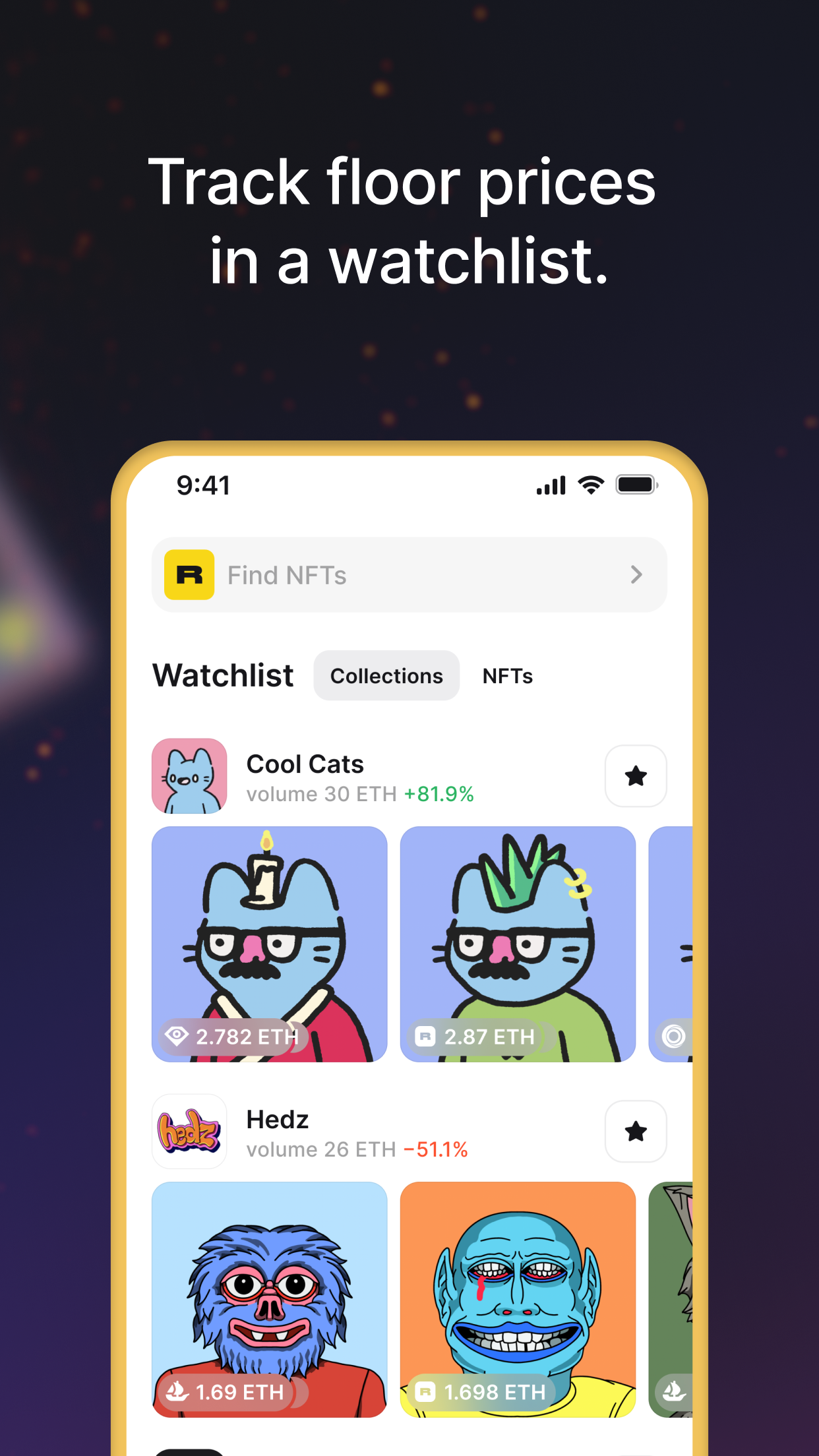 اسکرین شات 3 برنامه Rarible: NFT Aggregator