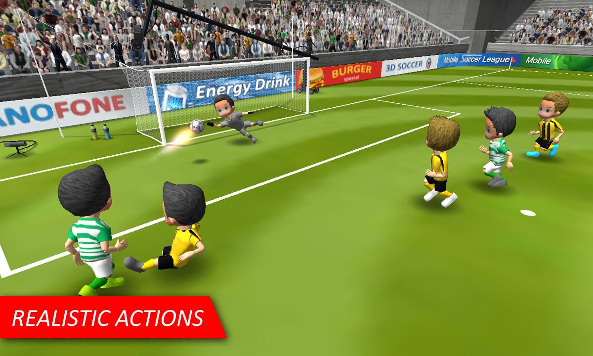 اسکرین شات 1 بازی Mobile Soccer League