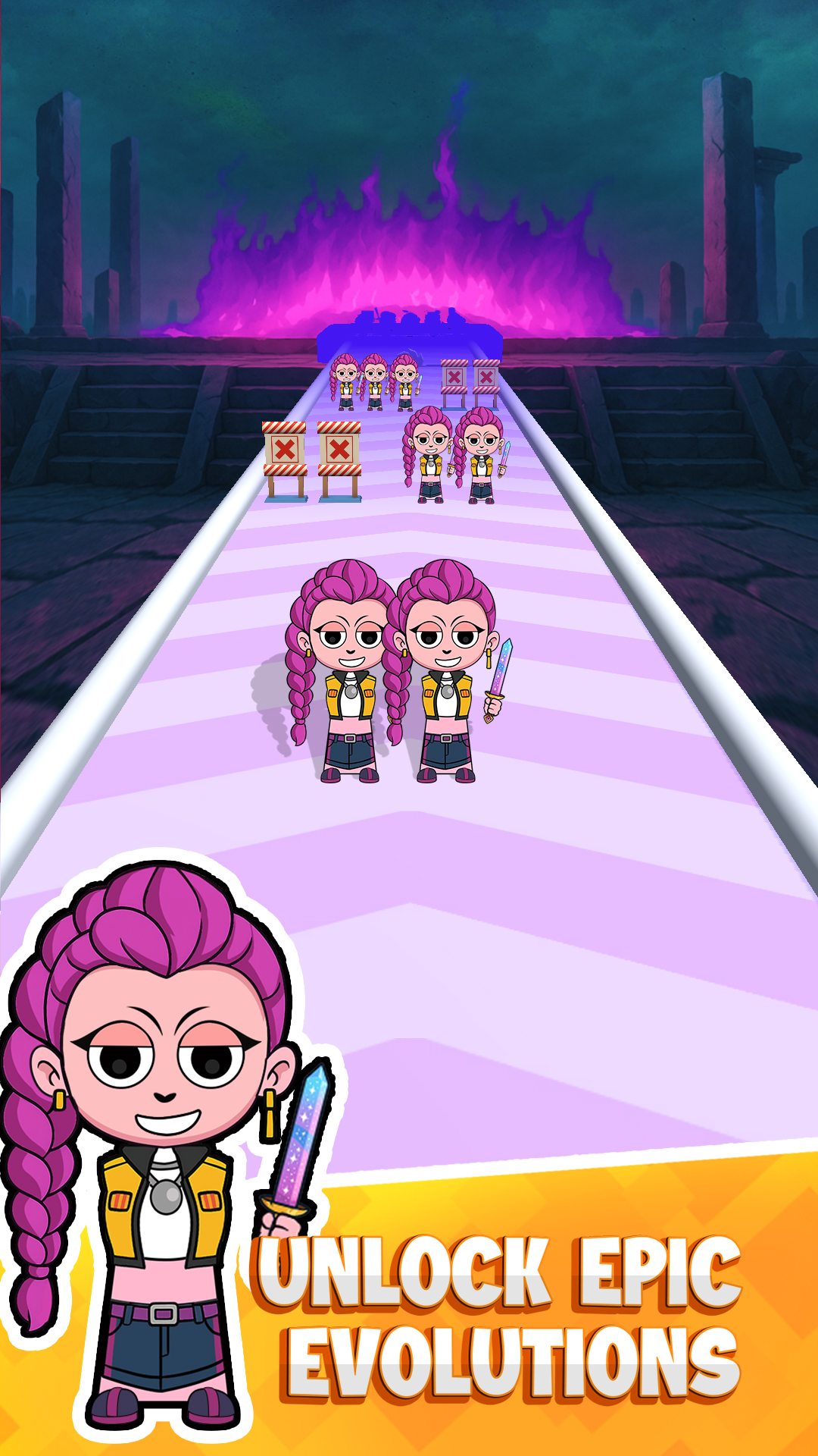 اسکرین شات 1 بازی Demon Merge Run