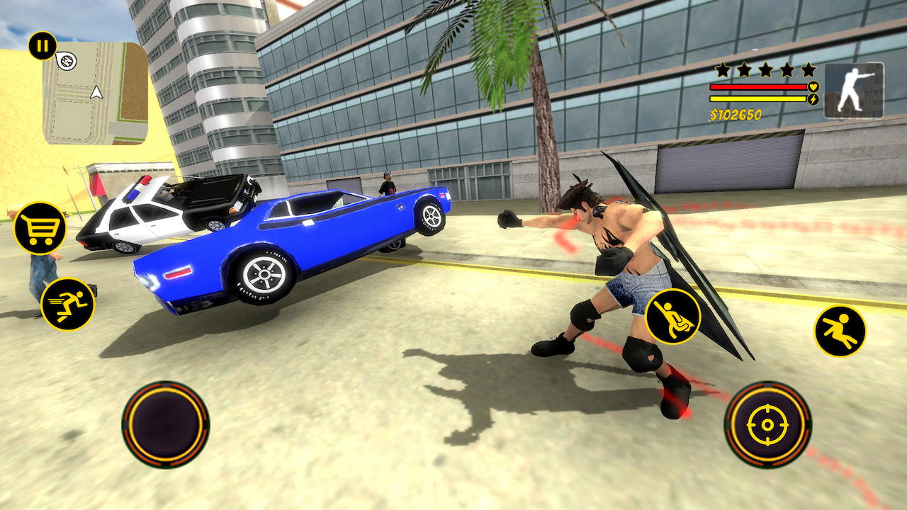 اسکرین شات بازی Flying Falcon Hero Simulator 4
