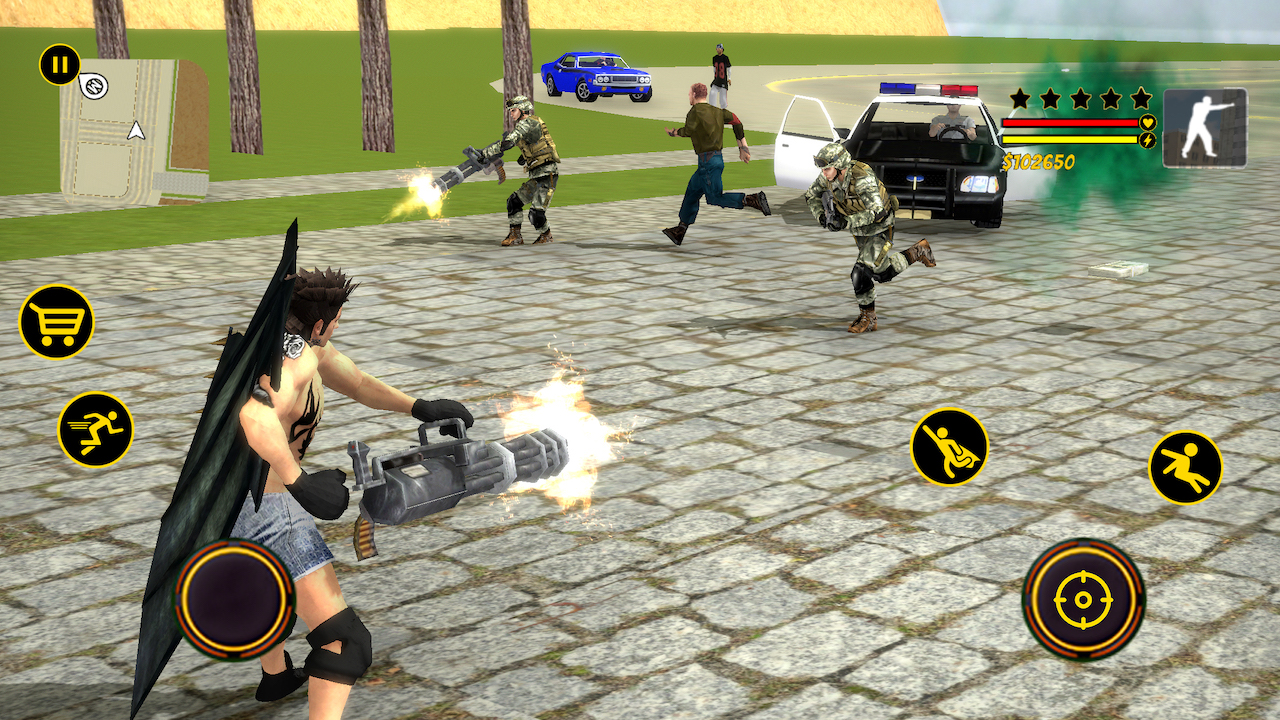 اسکرین شات بازی Flying Falcon Hero Simulator 1