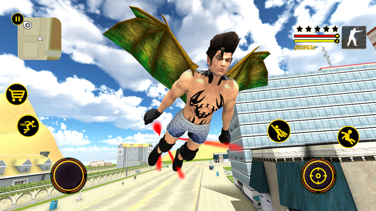 اسکرین شات بازی Flying Falcon Hero Simulator 6
