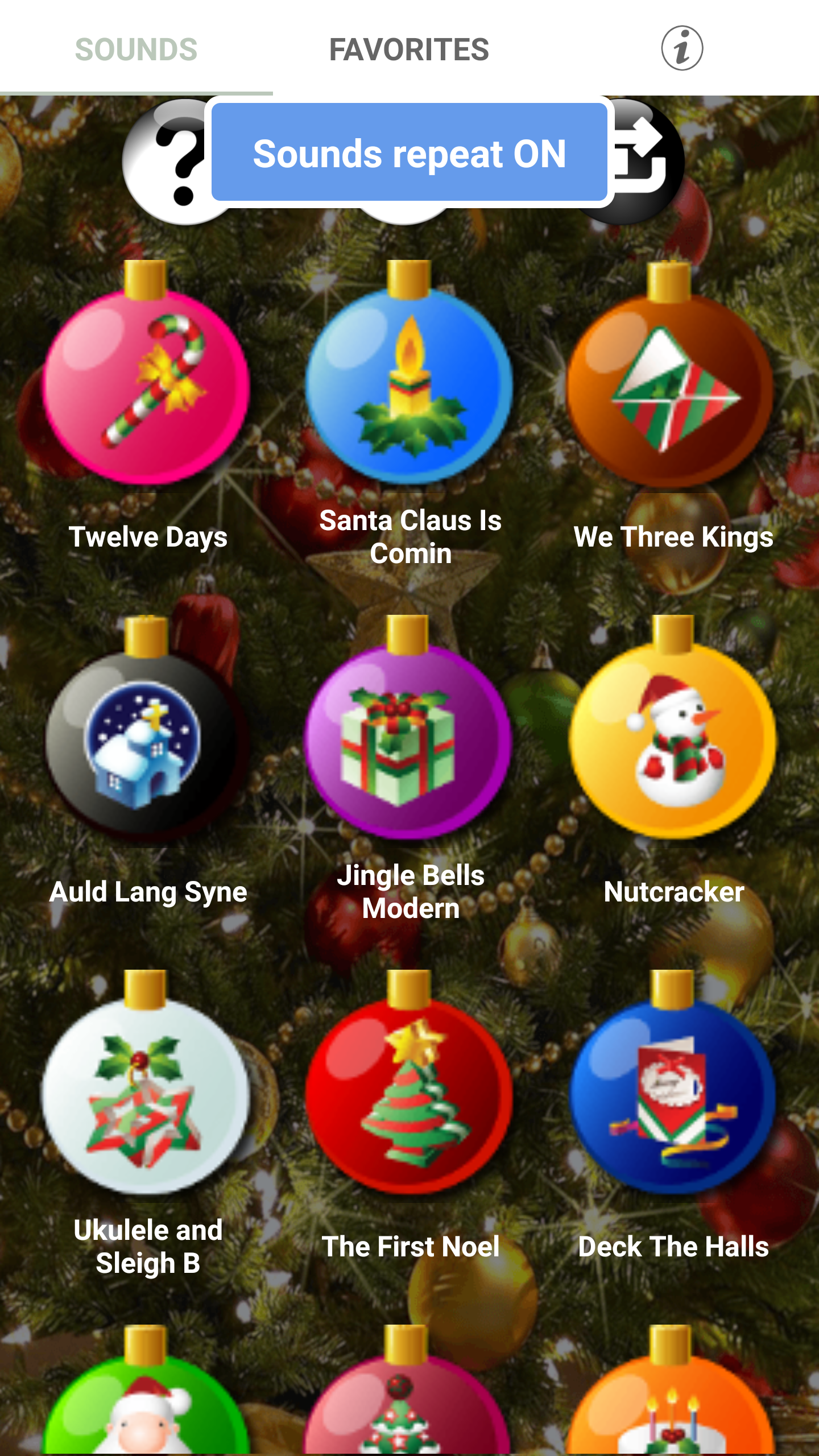اسکرین شات 4 برنامه Christmas Ringtones