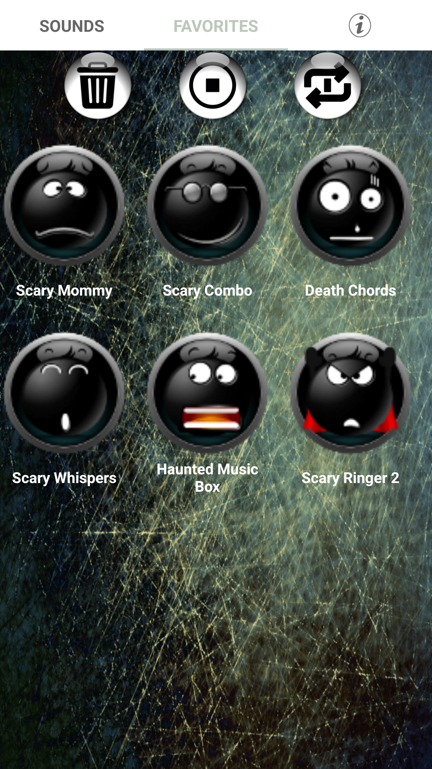 اسکرین شات 8 برنامه Scary Ringtones