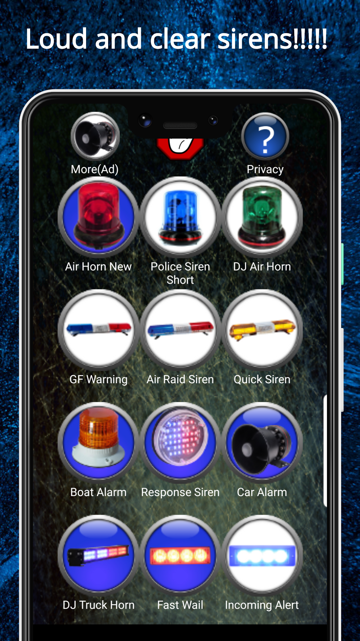 اسکرین شات 5 برنامه Siren Ringtones