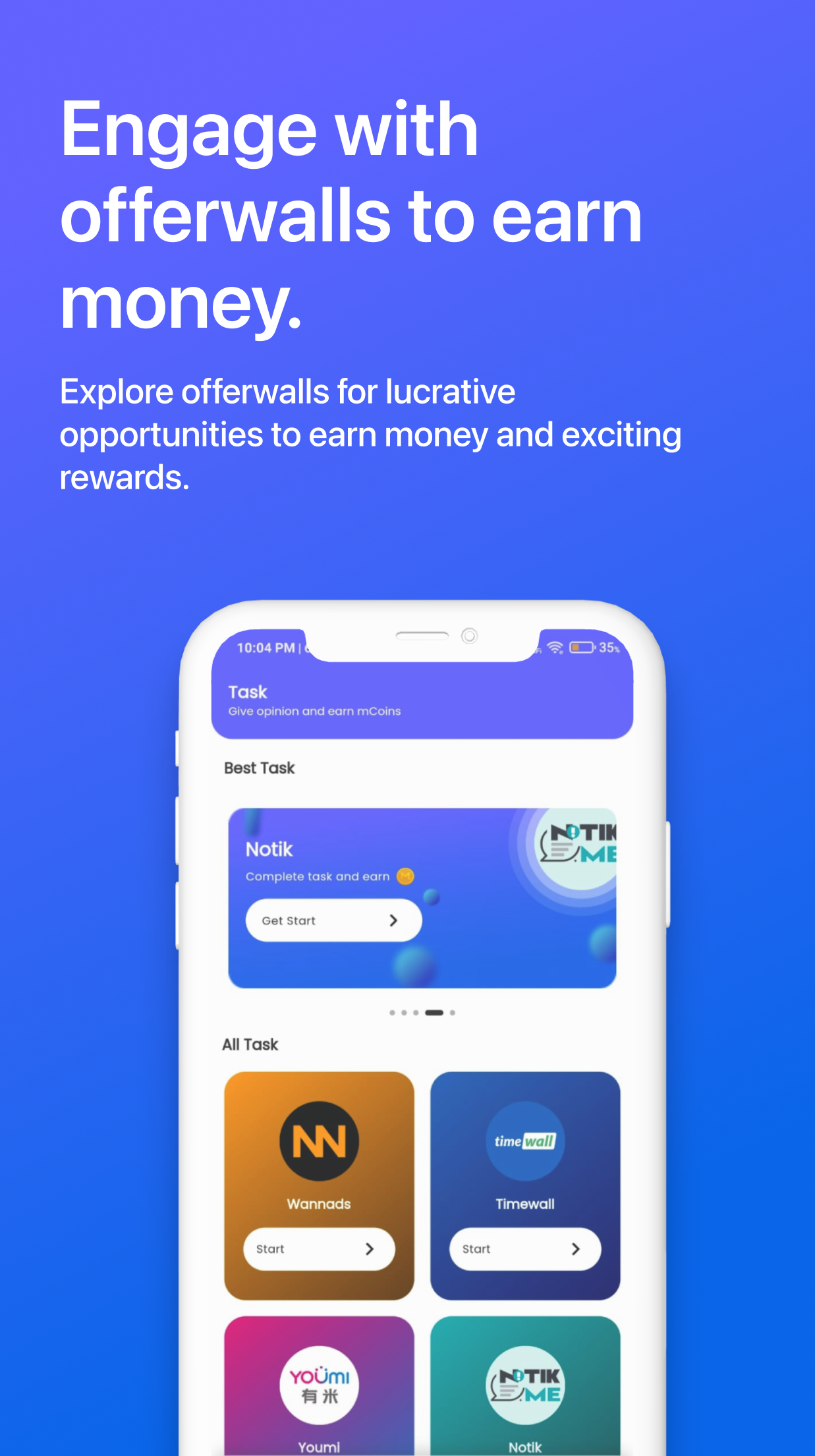 اسکرین شات 4 برنامه mBucks - Play and Earn Cash