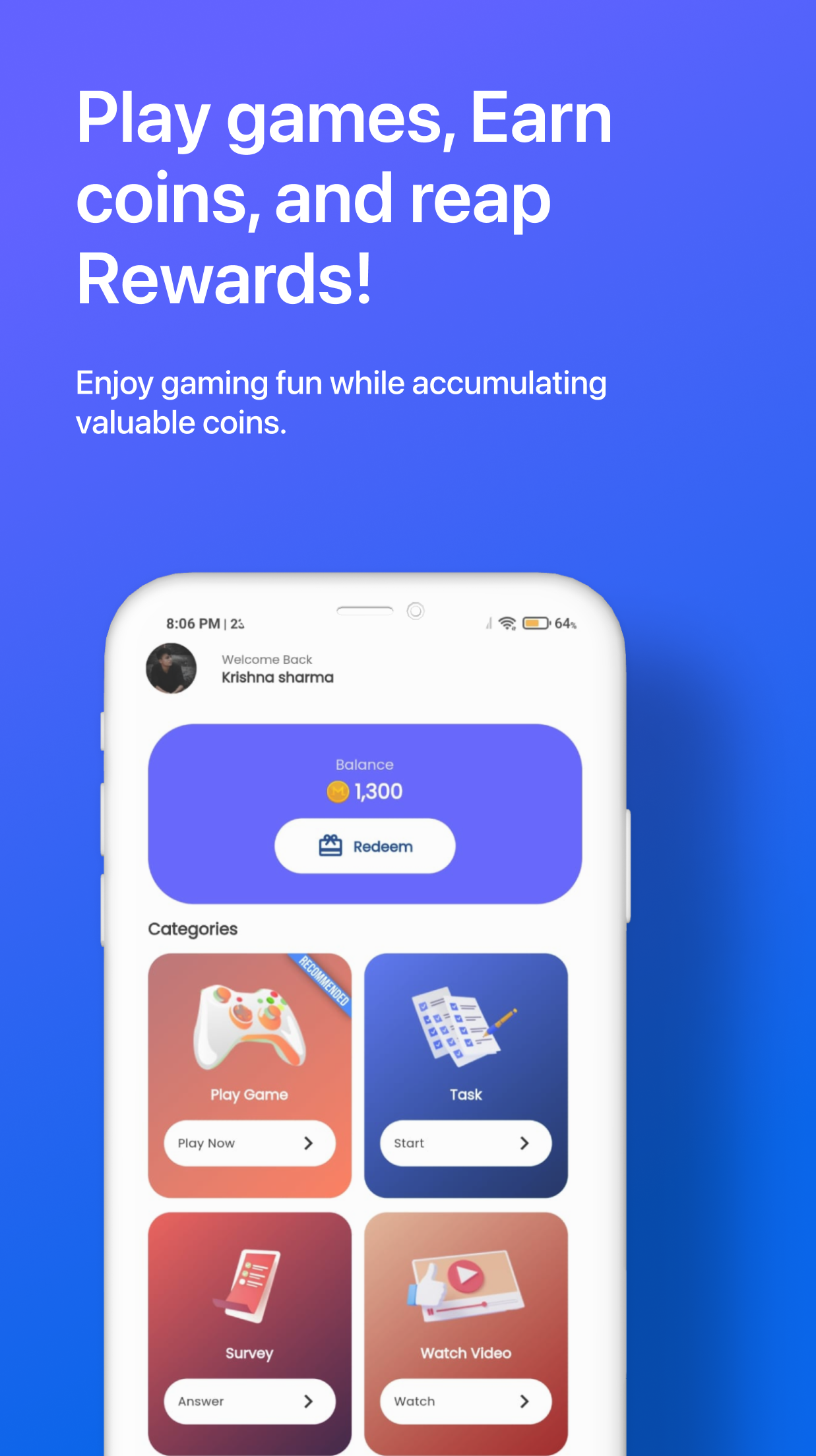 اسکرین شات 6 برنامه mBucks - Play and Earn Cash