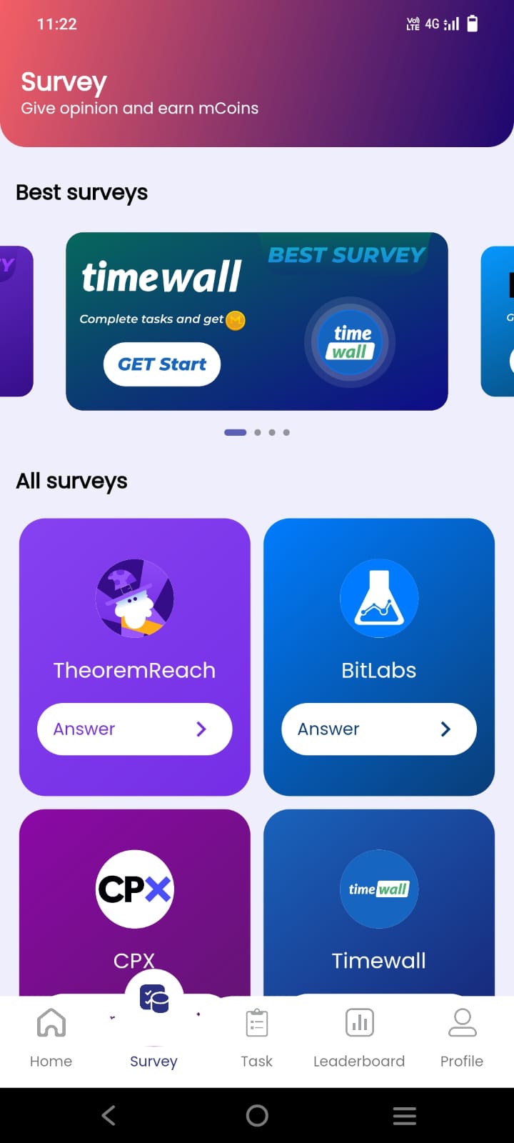 اسکرین شات 5 برنامه mCash - Earn Cash Rewards