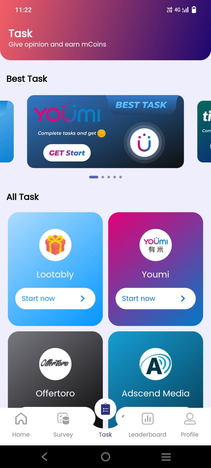 اسکرین شات 6 برنامه mCash - Earn Cash Rewards